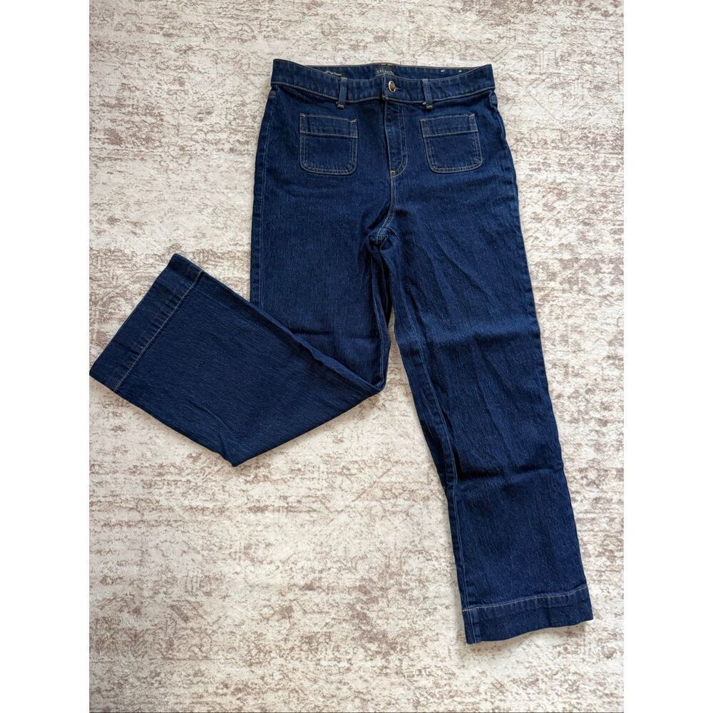 Talbots Women's High Rise Straight Leg Classic Jean Trouser Astoria Wash Size 10
